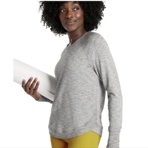 Athleta Mindset Sweatshirt Grey Small